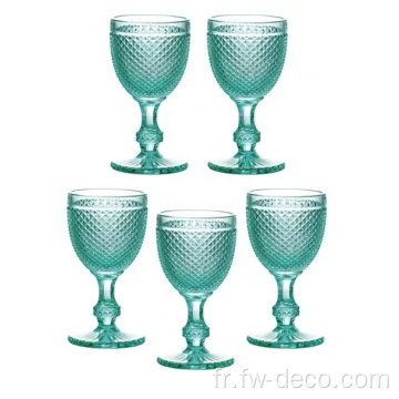 Gobelet vintage de verre de logo personnalisé